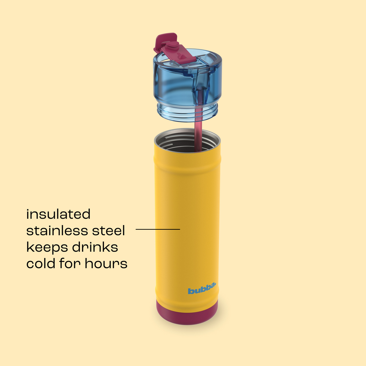 bubba 24 oz DualSip Insulated Stainless Steel Water Bottle - Spirit Week - US 3172
