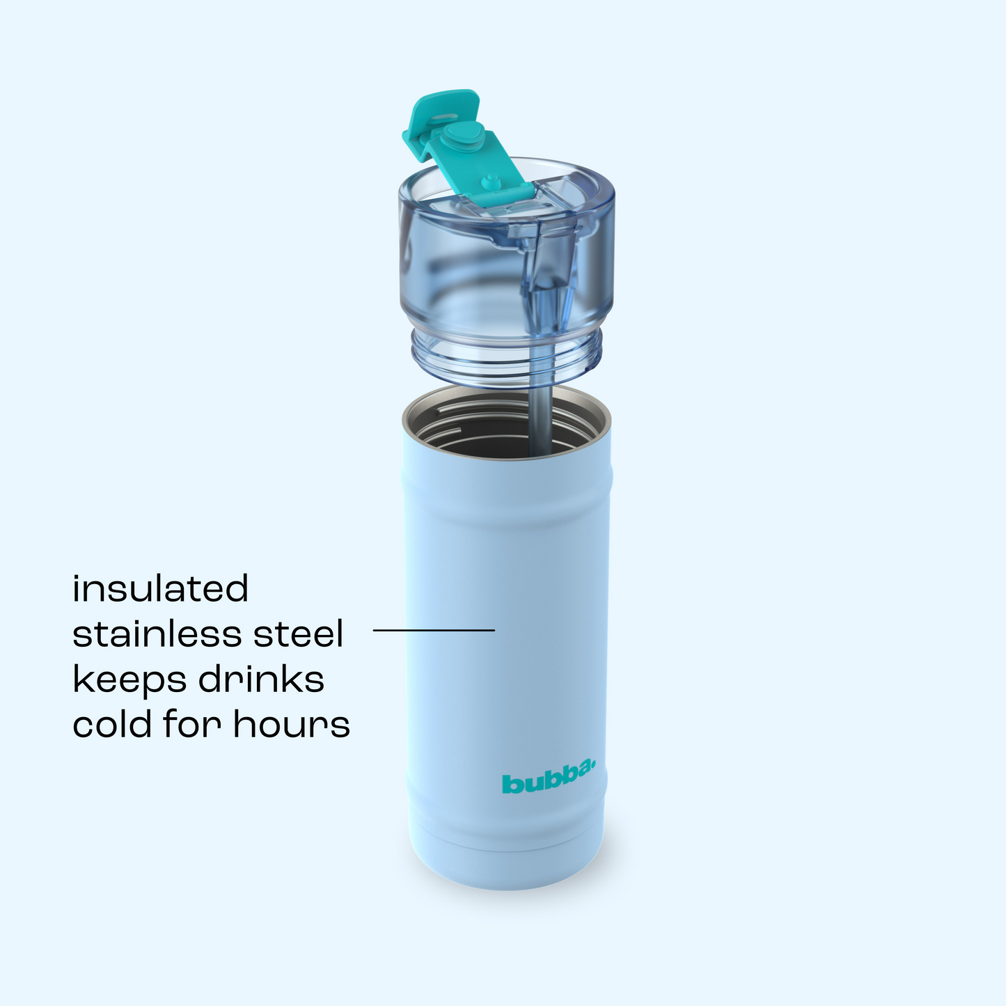 bubba 18 oz DualSip Insulated Stainless Steel Water Bottle - Daydreamin - US 1826