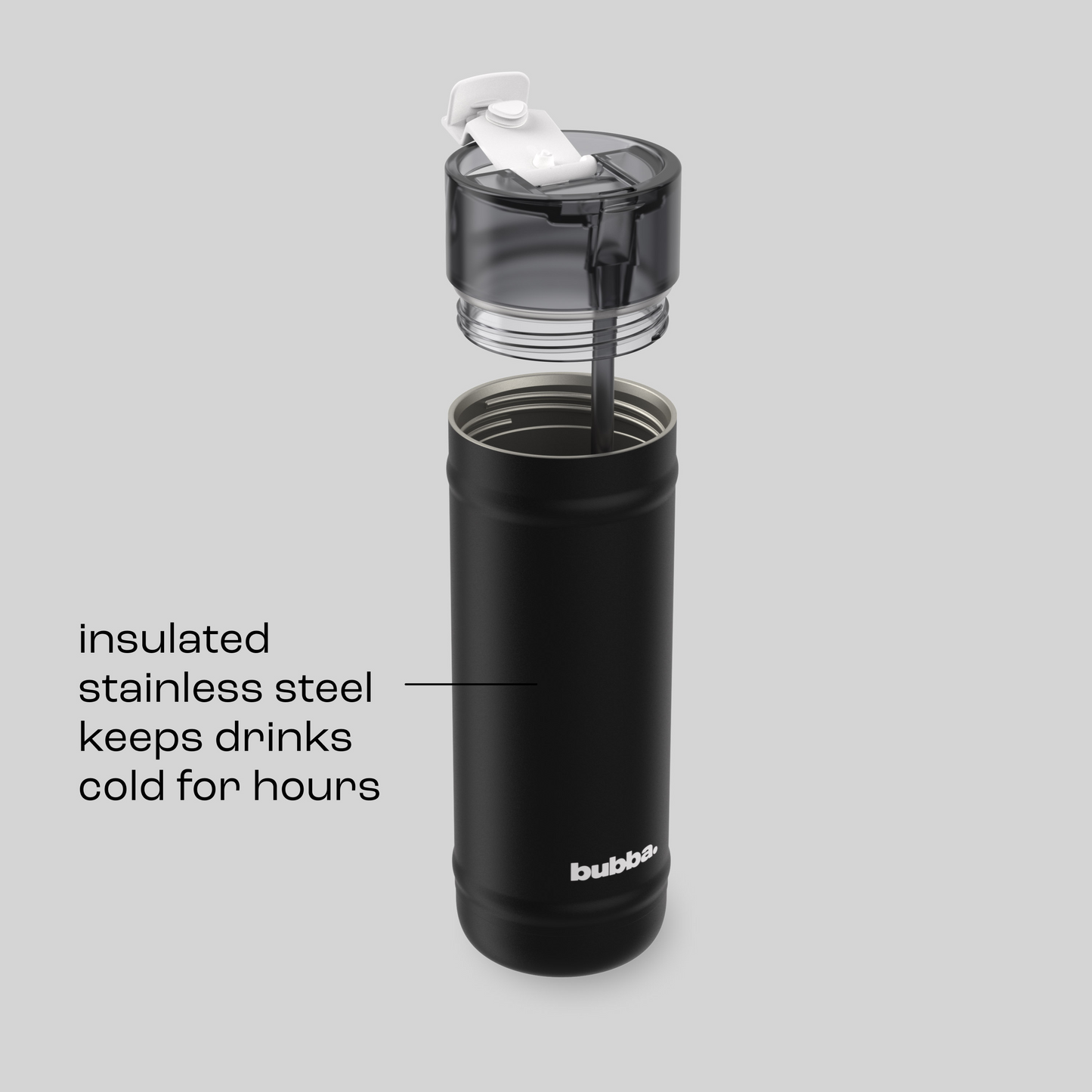 bubba 32 oz DualSip Insulated Stainless Steel Water Bottle - Office Siren - US 3411