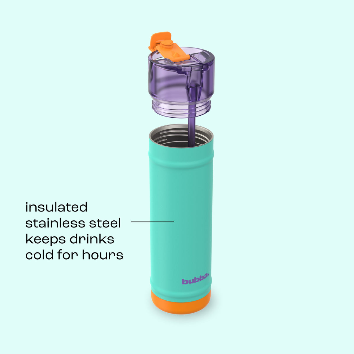 bubba 24 oz DualSip Insulated Stainless Steel Water Bottle -  Field Trip - US 5793