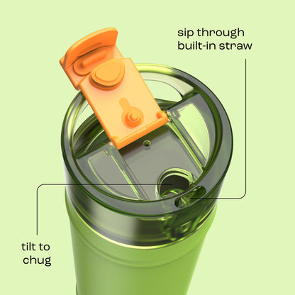 bubba 24 oz DualSip Insulated Stainless Steel Water Bottle - Glow Up - US 7627