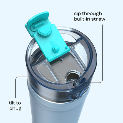 bubba 24 oz DualSip Insulated Stainless Steel Water Bottle - Daydreamin - US 5803