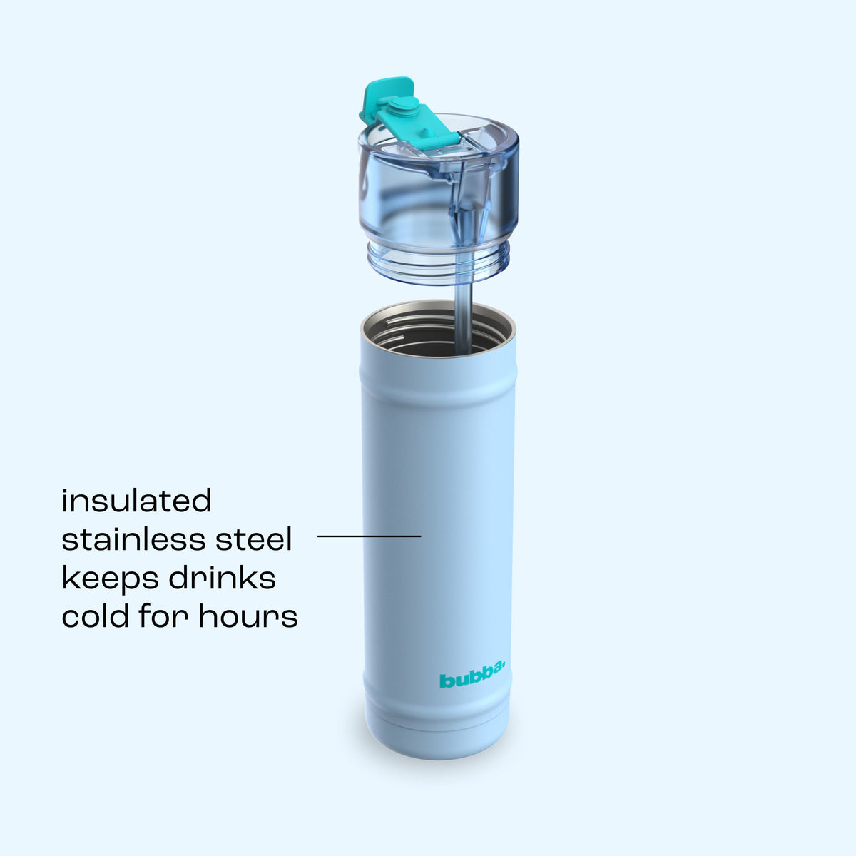 bubba 24 oz DualSip Insulated Stainless Steel Water Bottle - Daydreamin - US 5803