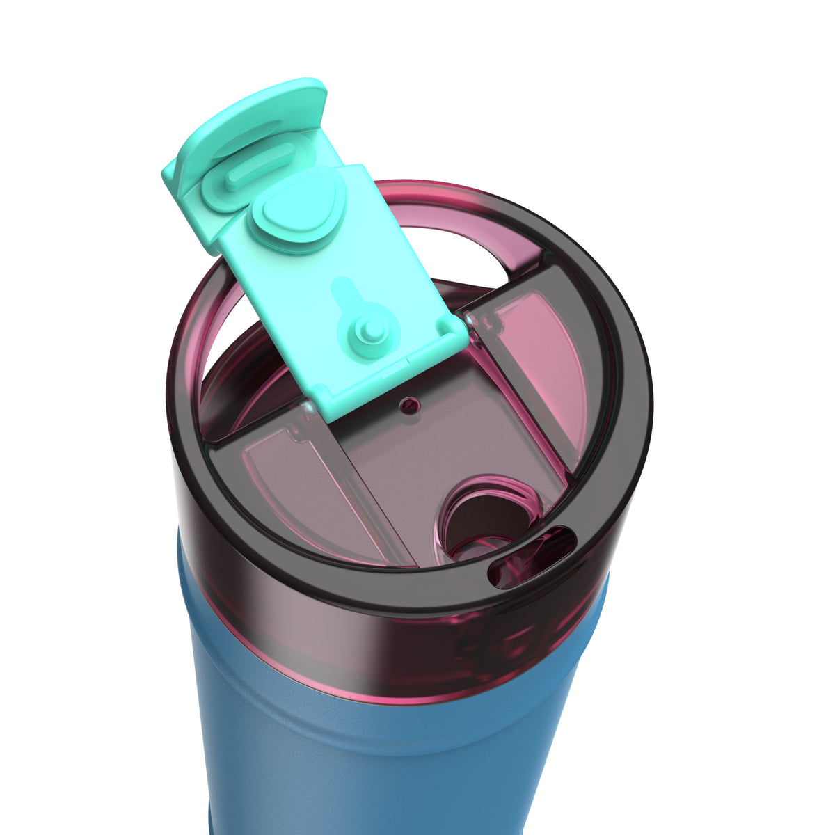 bubba 24 oz DualSip Insulated Stainless Steel Water Bottle - Blue Ribbon - US 7044