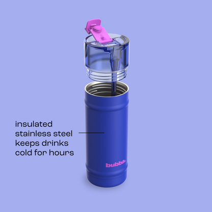 bubba 18 oz DualSip Insulated Stainless Steel Water Bottle - Ocean Energy - US 8583