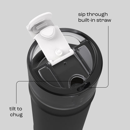 bubba 24 oz DualSip Insulated Stainless Steel Water Bottle - Office Siren - US 8015