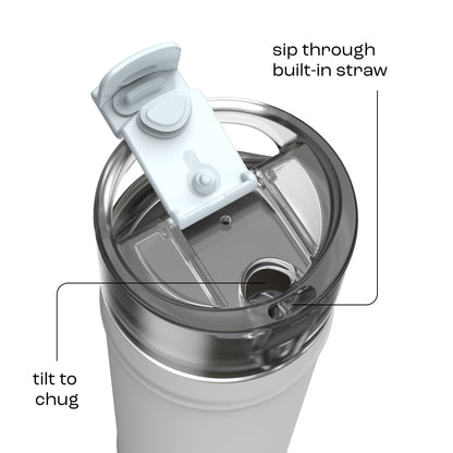 bubba 24 oz DualSip Insulated Stainless Steel Water Bottle - Fresh Kicks - US 9284