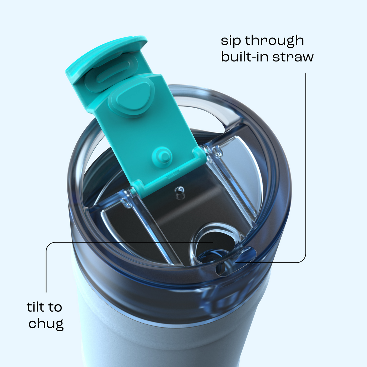 bubba 18 oz DualSip Insulated Stainless Steel Water Bottle - Daydreamin - US 1826