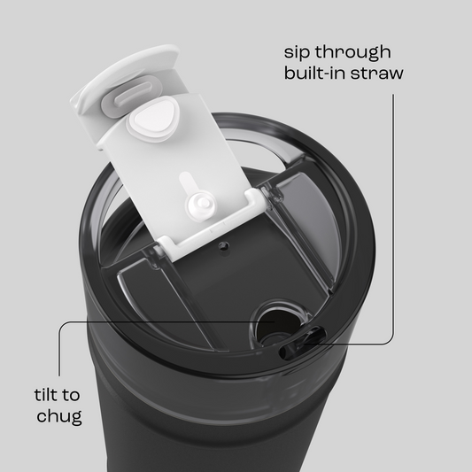 bubba 32 oz DualSip Insulated Stainless Steel Water Bottle - Office Siren - US 3411