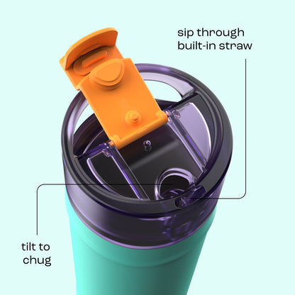 bubba 24 oz DualSip Insulated Stainless Steel Water Bottle -  Field Trip - US 5793