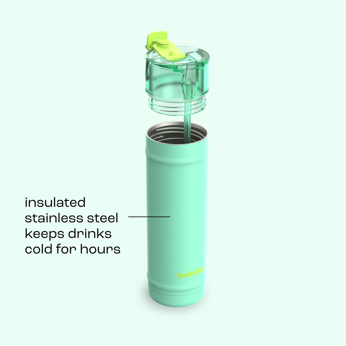 bubba 24 oz DualSip Insulated Stainless Steel Water Bottle - Tropical Eclipse - US 9217